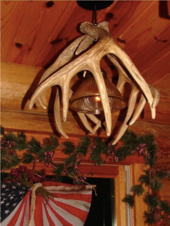 Faux Antler Chandelier Rustic Lights Pendant Lighting Light Fixture 12 Wide By 15 Tall