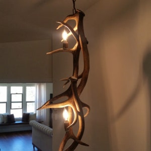 Elk Antler Pendant Chandelier Kitchen Island Individually Handcrafted For Excellence by a Professional Artisan When Only the BEST will do!