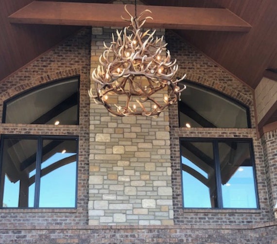 9 + 3 Elk Pure White Antler Chandelier Living Room Lighting 9 + 3 Elk Pure White Antler Chandelier Living Room Lighting