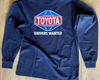 ★OY★TYPOGRAPHIC LOGO LONG SLEEVE-VINTAGE BLUE★正規品/人気 Tek Gear Boys Top Sz M Blue Baseball Logo Long Sleeve Crew