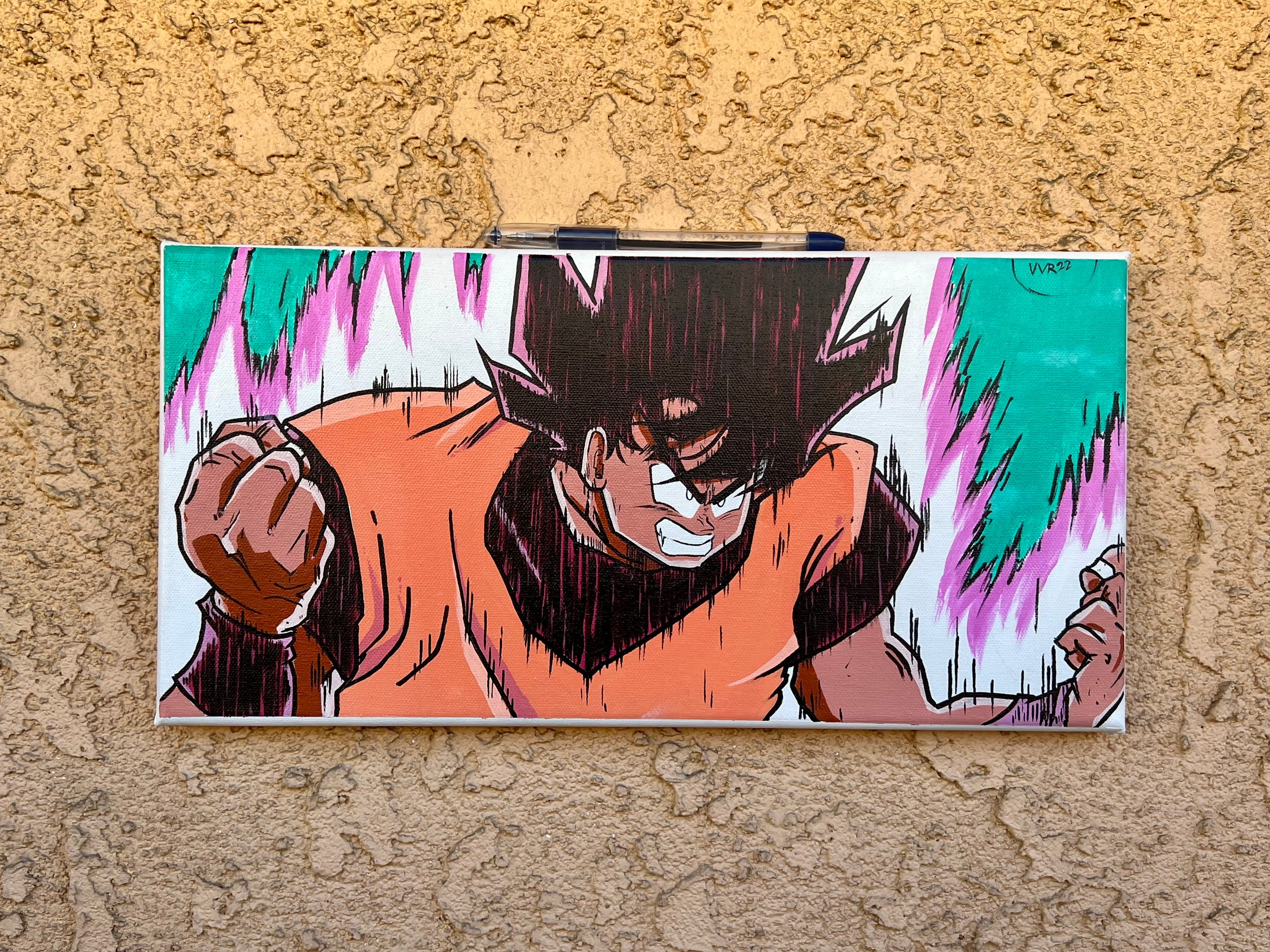 Goku Kaio-ken - Etsy México Goku Kaio-ken - Etsy México