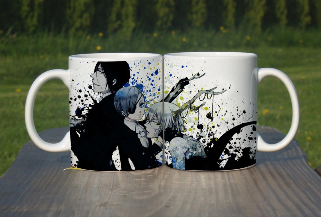 Black Butler Kuroshitsuji Anime Coffee Mug Tea Cup Color Etsy