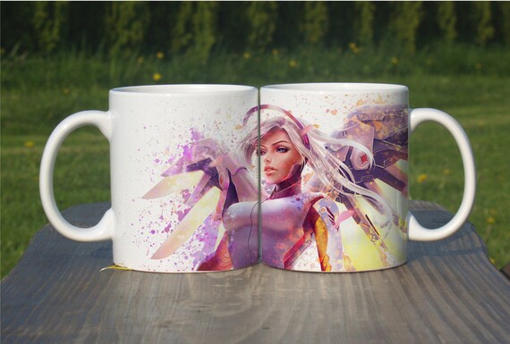 Mercy Mug Color Changing Mug Watercolor Coffee MugOverwatch