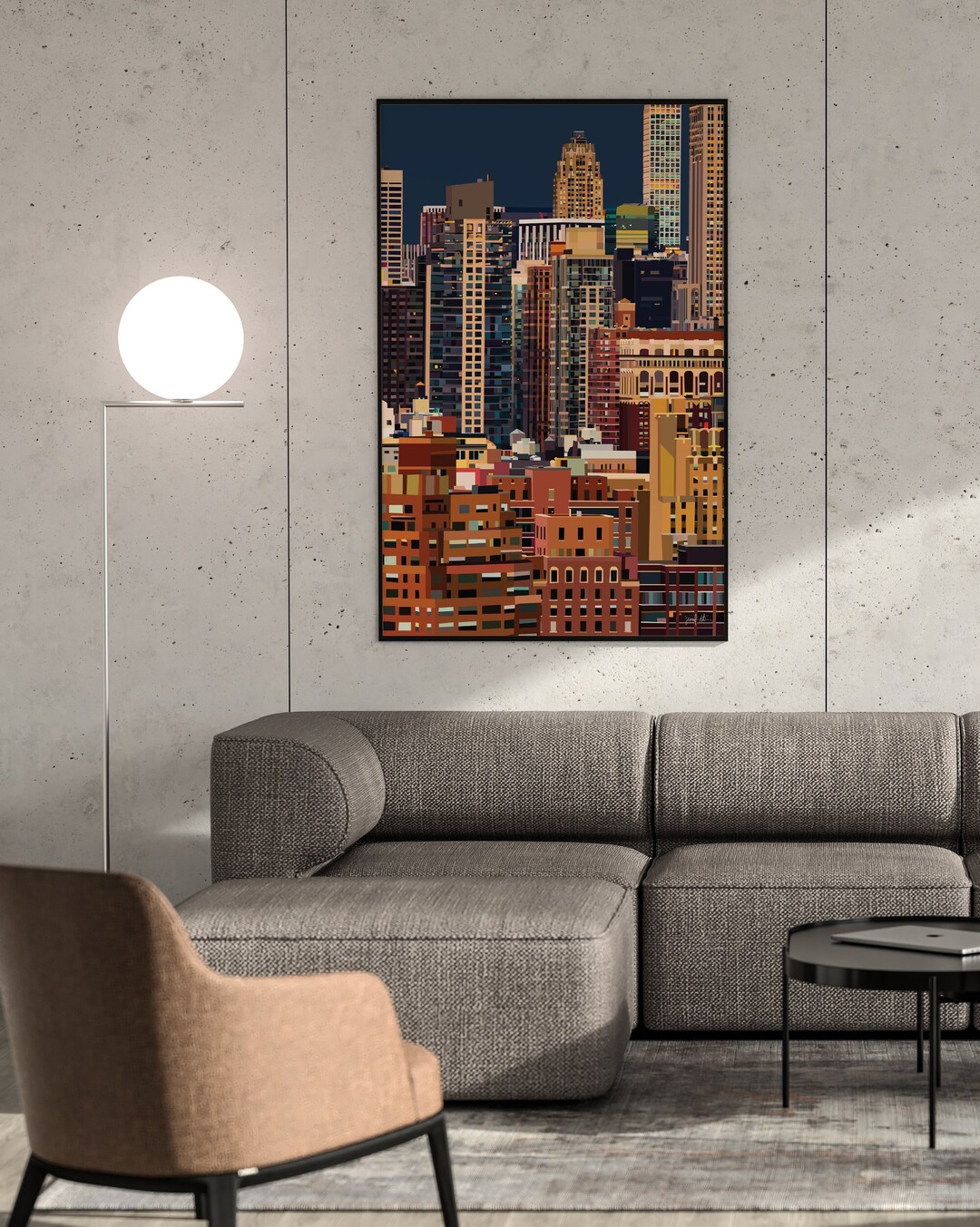 New York City, Wall Art Prints, Architecture Vectors, Print Poster