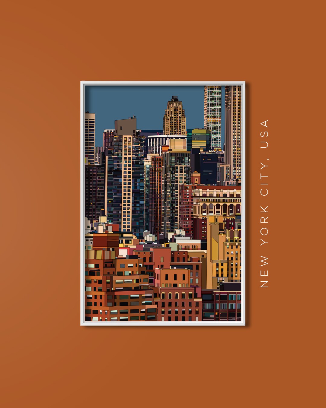 Printable Wall Art for Over Bed, New York City Print Wall Art Extra ...