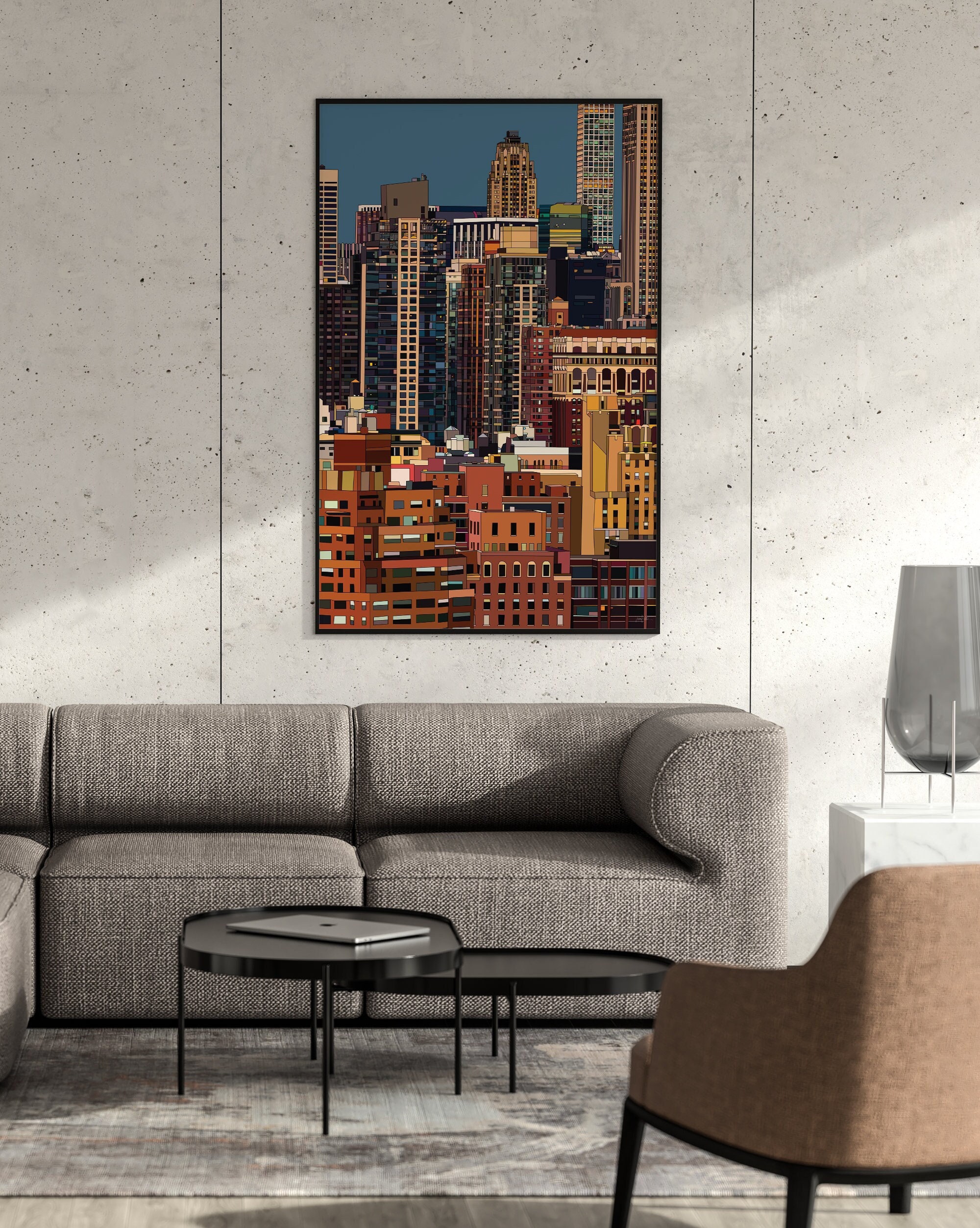 Printable Wall Art for Over Bed New York City Print Wall Art - Etsy
