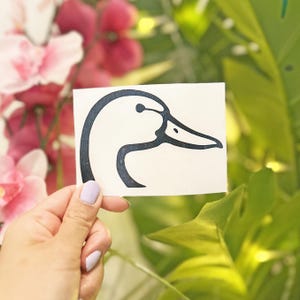 Hunting Duck Simple Vinyl Decal // Car Decal, Laptop Decal,Sticker, Bumper Sticker, Laptop Sticker, Outdoor Decal, Wildlife, Hunter gift