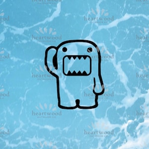 Domo Vinyl Decal // window sticker, car bumper sticker, car decal, JDM decal, funny decal, slow cars, japanese decal