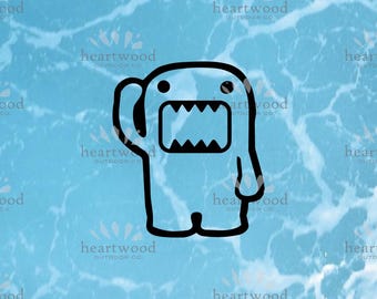 Domo Vinyl Decal // window sticker, car bumper sticker, car decal, JDM decal, funny decal, slow cars, japanese decal