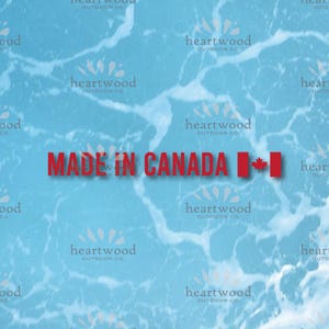 Made in Canada with Flag Vinyl Decal // Canadian Flag, Canada, Country Sticker, Truck Sticker, Car Decal, Laptop Decal, Simple Logos