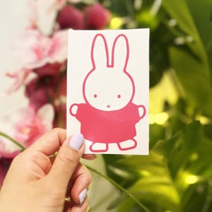 Bunny Decal Mif fy // sticker, car bumper, cute car, funny decal, kawaii, cute stickers, Kawaii Bunny Car Decals