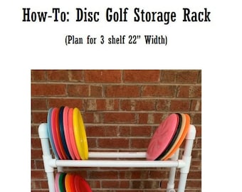 Disc Golf Storage Rack - How-To PDF download
