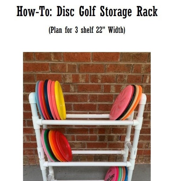 Disc Golf Storage Rack - How-To PDF download