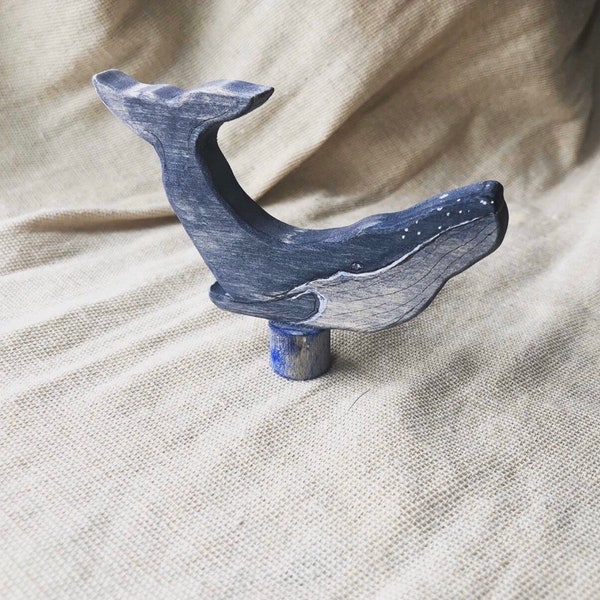 Custom- Wood Birthday Ring Ornament- Waldorf- Animals, Knight, Flowers- Handpainted- Celebration Spiral- YOU CHOOSE