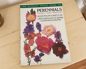 Vintage “Perennials” Volume 1 Book : Gardening Reference Flower Book