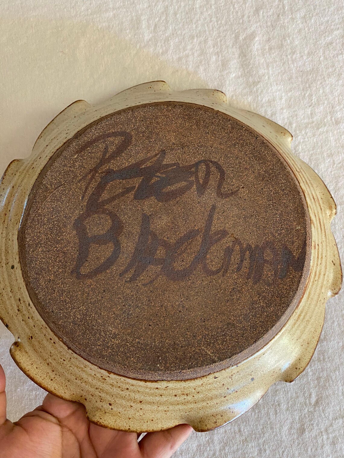 Vintage Ceramic Coffee Table Tray Ceramic Serving Platter Etsy