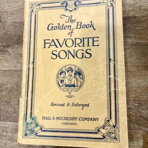 Antique Song Book - 1923