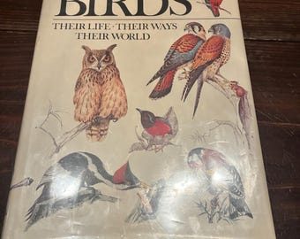 Vintage Birds Hardcover Book – Their Life, Ways, World (1979)