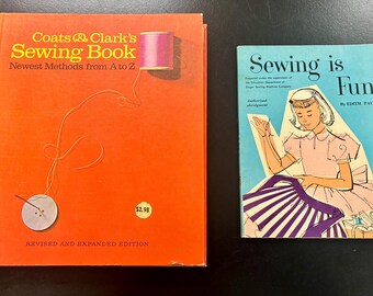 Set of Two Vintage Sewing Books