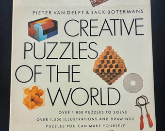 Puzzles Of The World - Vintage Hardcover Book