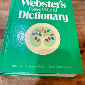 1980s Vintage School Dictionary