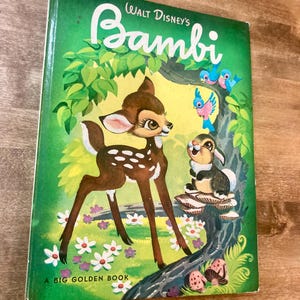 Bambi - Vintage Big Golden Book