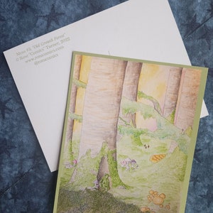 Carte postale Moss, ft. La mousse et les champignons