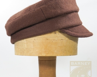 Fiddler on the Roof hat brown wool Tevye fisherman cap