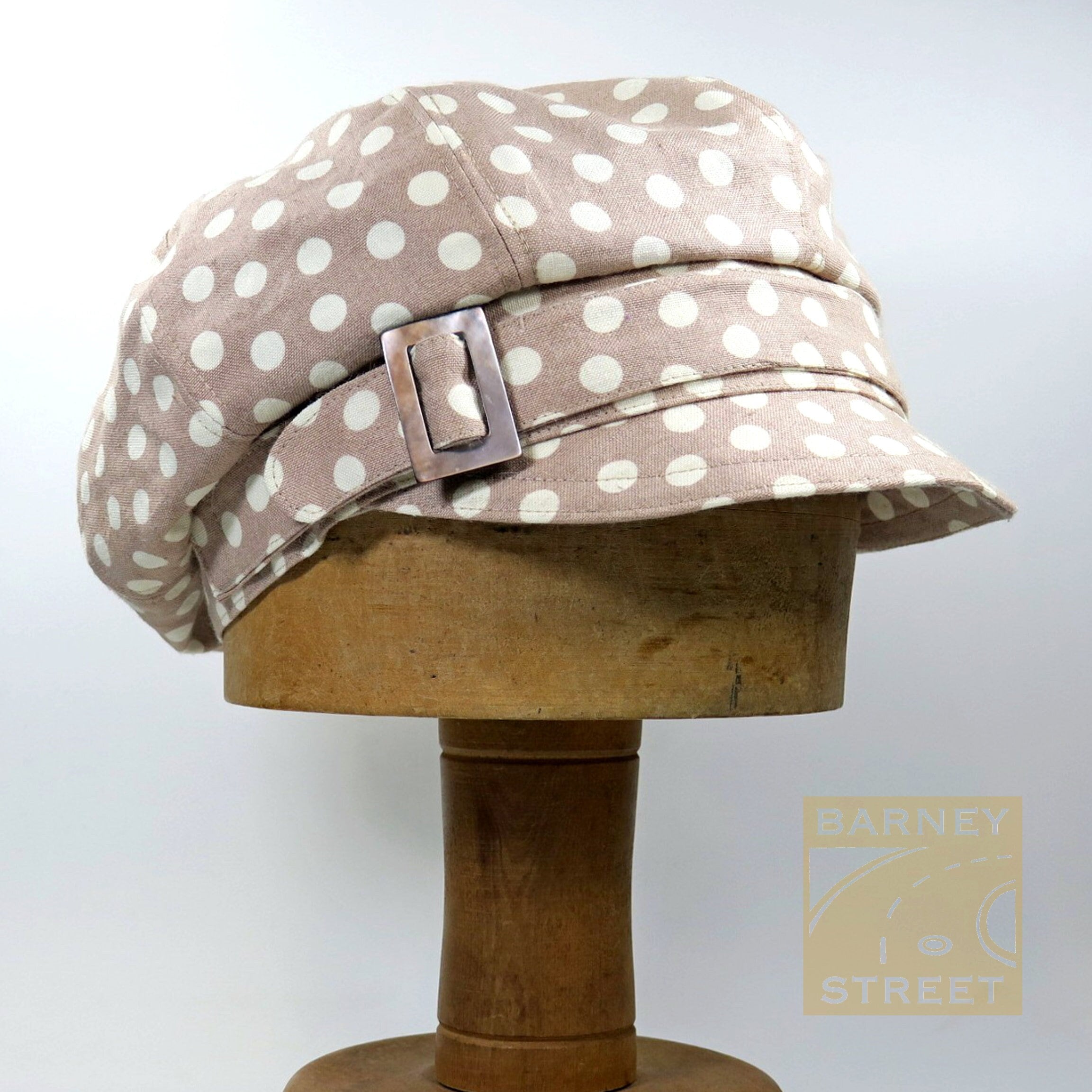 RARE VINTAGE Pink,brown&white one size Apple Hat il_fullxfull.5063086386_rgor.jpg main image 3