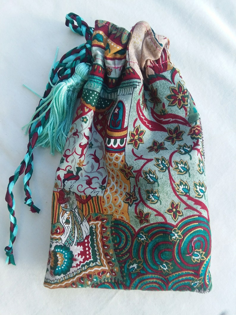 handmade Magic tree tarot Oracle card bag