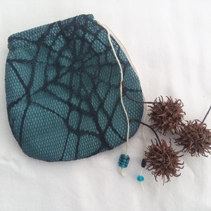 Witch burrs and pouch, handmade image 1