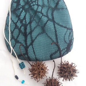 Witch burrs and pouch, handmade image 4