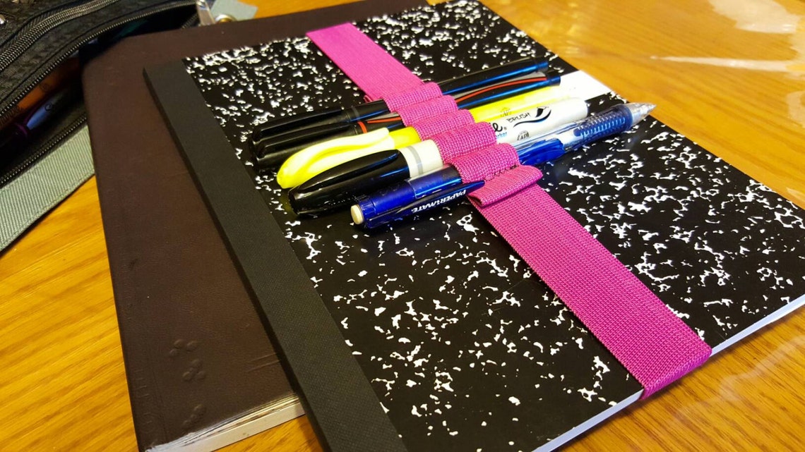 Planner Pen Holder Pen Holder for Notebook Pencil Holder Etsy