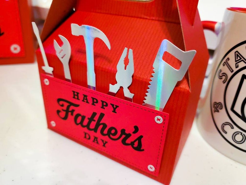 Small Tool Box Gift Box Fathers Day Gift Box Gift Bag Etsy