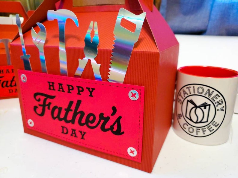 Large Tool Box Gift Box Fathers Day Gift Box Gift Bag Etsy