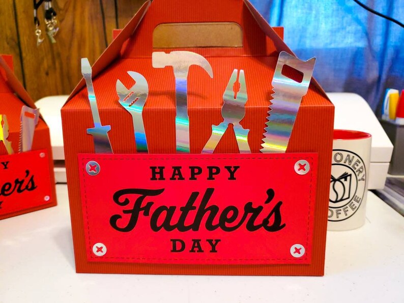 Large Tool Box Gift Box Fathers Day Gift Box Gift Bag Etsy