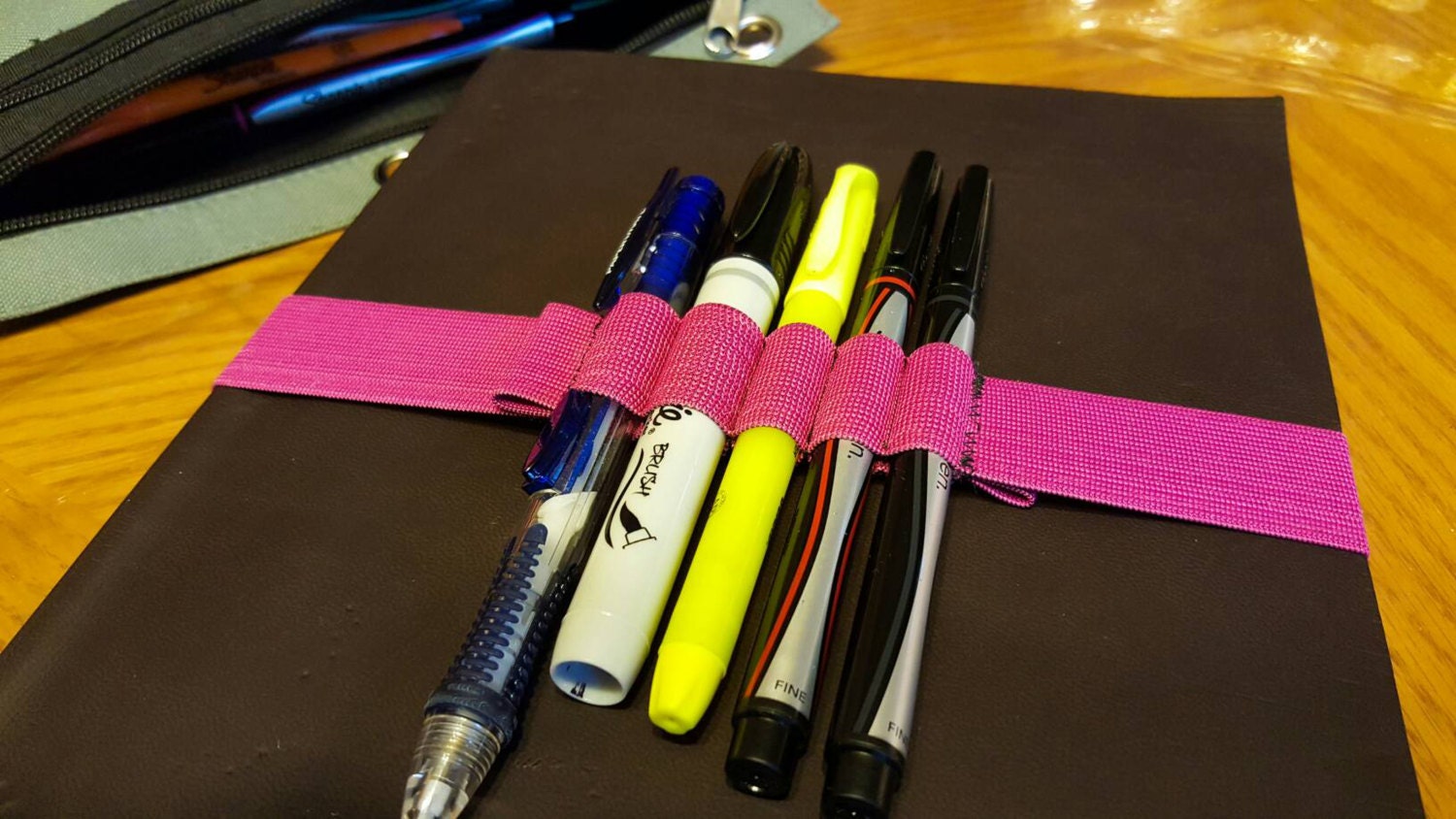 Elastic Pen Holder Elastic Pencil Holder Planner Band Etsy