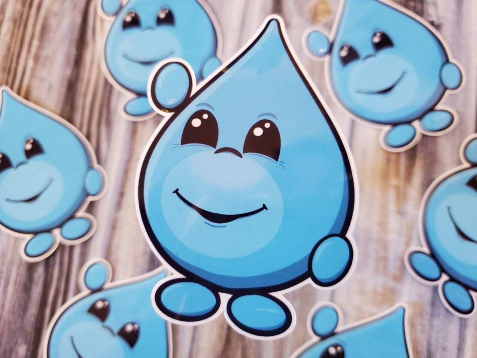 Water drop sticker hydro sticker hydrate or diedrate Etsy