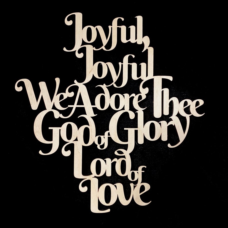 Joyful Joyful Wooden Wall Art