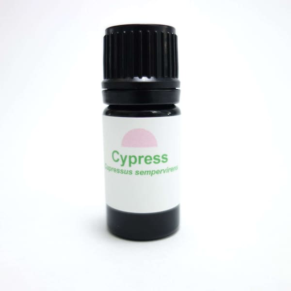 Cypress Essential Oil (Cupressus sempervirens) Organic French Aromatherapy Distillation Massage Self Care