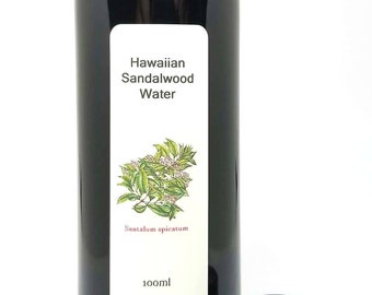 Organic Royal Hawaiian Sandalwood Hydrosol Water Pure Undiluted Big Island Hawaii USA