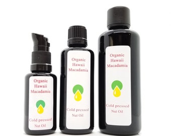 Organic Hawaiian Macadamia Nut Oil