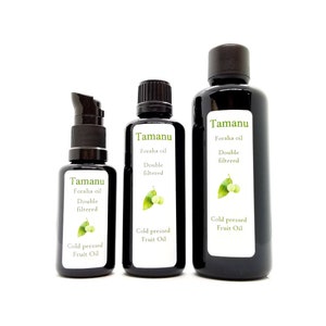 Tamanu Foraha Oil Organic (Calophyllum inophyllum) Carrier Body oil Hydrating Moisture Skin Protective lotion