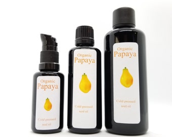 Organic Papaya Seed Oil (Carica papaya) Cold pressed organic papaya seed oil moisturizer skin protector