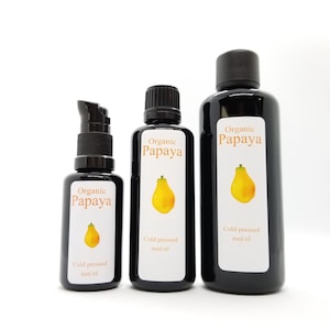 Organic Papaya Seed Oil (Carica papaya) Cold pressed organic papaya seed oil moisturizer skin protector