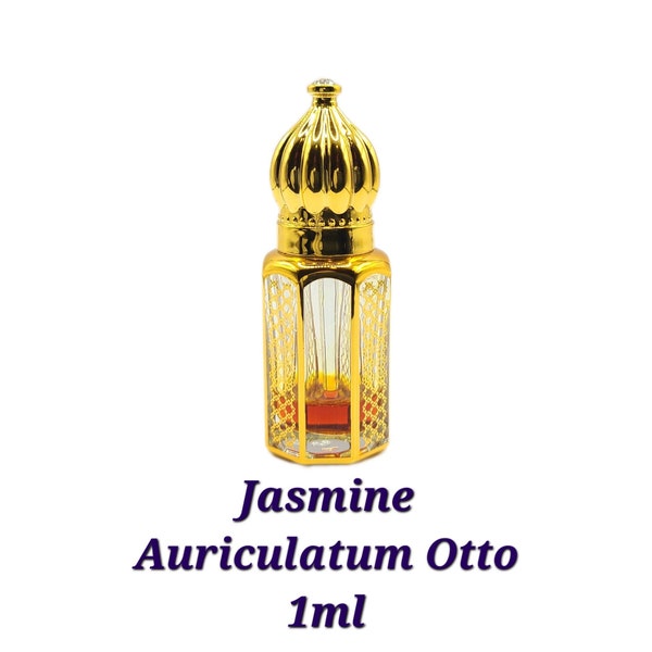 Jasmine Auriculatum Otto Pure Hydrodistilled Essential Oil Jasminum India Juhi King All Natural Perfume Perfumery Hydro Distillled Essence