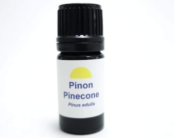 Pinon Pinecone (Pinus edulis) Infused with Pinus edulis Resin Wild harvested Essential Oil RARE diluted in organic clear jojoba oil