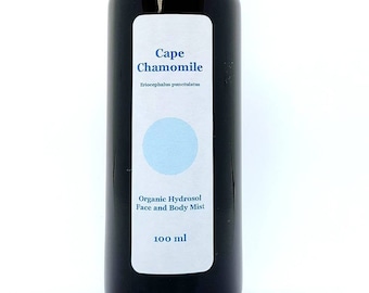 Cape Chamomile Hyrdosol Floral Water Organic Natural Facial Body Toner Mist Skincare Skin care Self Care Aromatherapy
