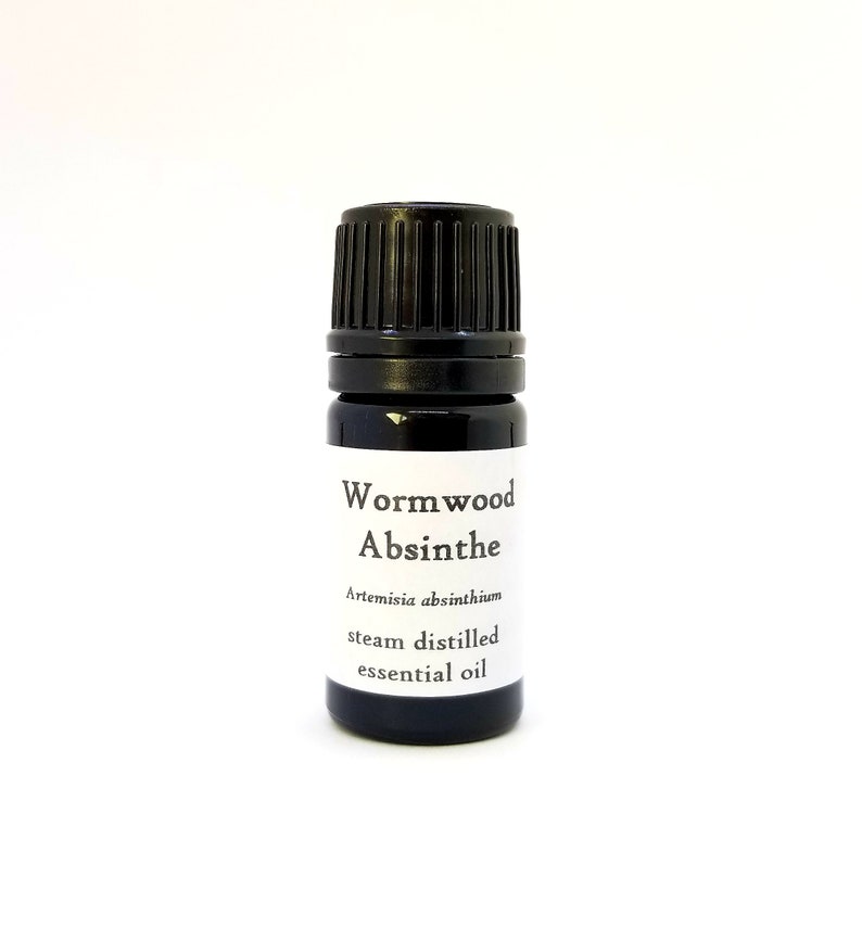 Wormwood essential oil Wild USA High quality Artemisia absinthium L., fam. Asteraceae Compositae Flowering Tops Steam distilled image 1
