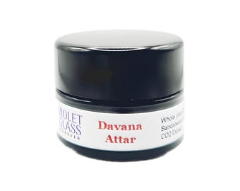 Davana Attar CO2 Extract Artemisia Pallens Santalum Album Sandalwood India Natural East Indian Perfume Perfumery